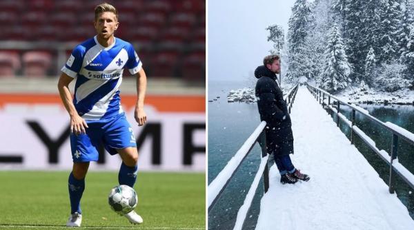 un fotbalist german a murit la 34 de ani dupa ce a cazut de la 70 de metri dintr un telescaun sotia lui a suferit mai multe rani