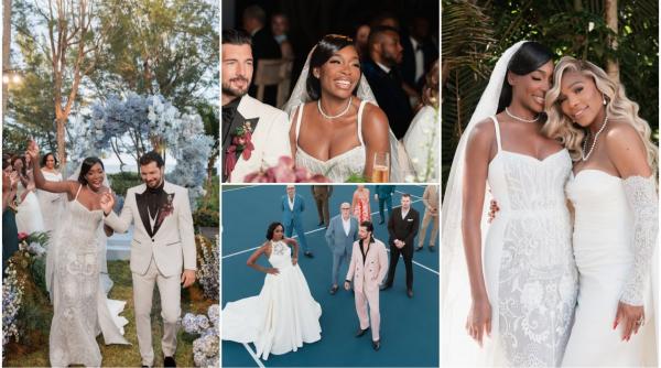Venus Williams s-a căsătorit cu modelul italian Andrea Preti. Imagini fabuloase de la petrecerea care a durat 5 zile