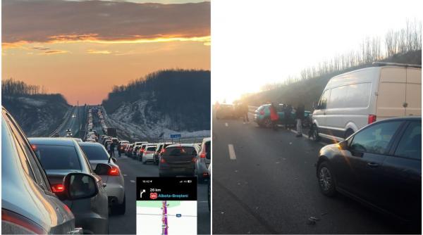 Accident grav în judeţul Olt, în care au fost implicate zece mașini cu 27 de oameni. A fost activat planul roșu de intervenție 