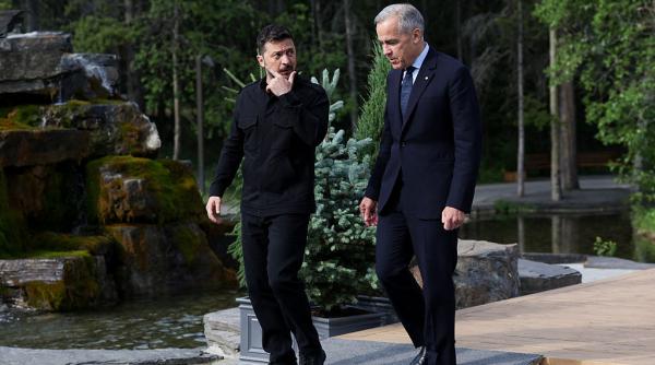 Volodimir Zelenski a ajuns în Canada, pentru o discuție cu Carney, înainte de întâlnirea de duminică cu Trump