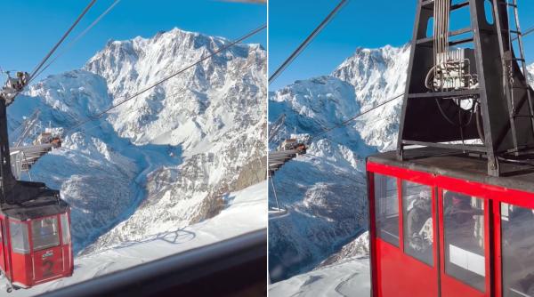 Accident grav la telecabina Monte Moro din Italia: Există doi răniți, iar 100 de oameni sunt blocați la 2.800 de m altitudine