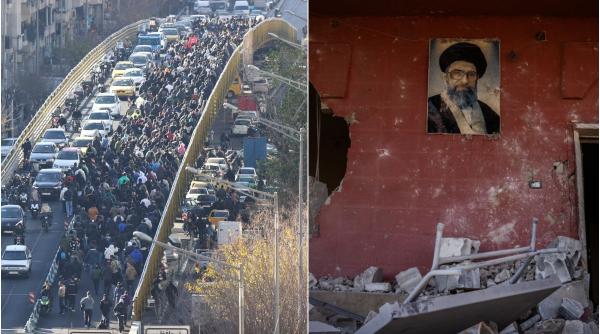 Proteste masive în Iran: "Toată lumea vrea schimbare. Unii vor orice schimbare". CNN: Ayatollahul bolnav se agață de singura strategie