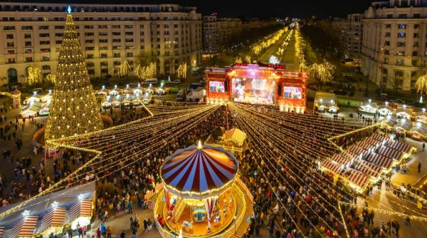 Târgurile de Crăciun 2025 din București s-au închis. Număr record de vizitatori: peste 1,5 milioane. Cum au arătat decorațiunile