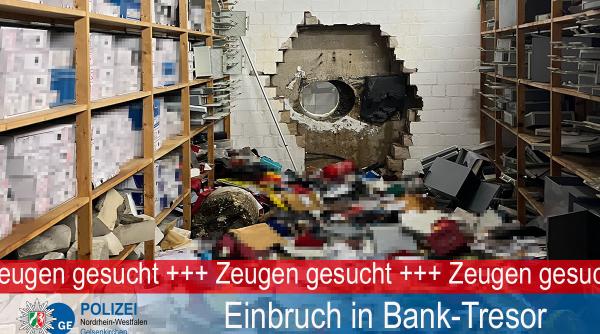 Jaf ca-n filme în Germania. Hoții au spart cu un burghiu un seif din care au furat bani, aur și bijuterii de 30 de milioane de euro 