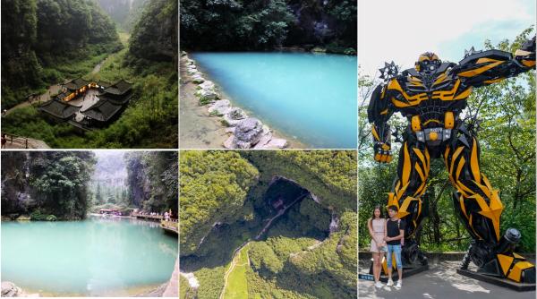 Podurile din Wulong au ajuns o atracție principală în „orașul 8D” Chongqing: Cum arată cele 3 minuni naturale care apar în Transformers