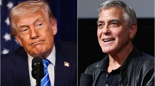 Mesajul lui Donald Trump pentru George Clooney după primirea cetățeniei franceze: "N-a fost vreo vedetă. Are filme puține și mediocre"