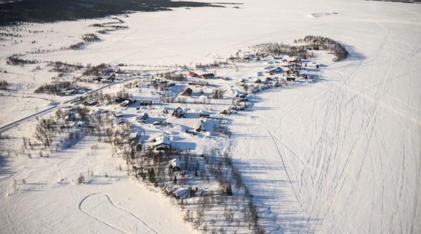 un oras minier suedez este mutat cladire cu cladire din cauza cursei europene pentru minerale
