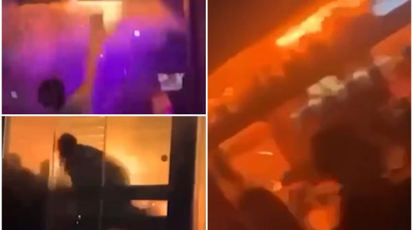 CNN: Primele momente ale incendiului mortal din Crans-Montana. Imagini cu oamenii care încearcă disperați să scape de flăcări