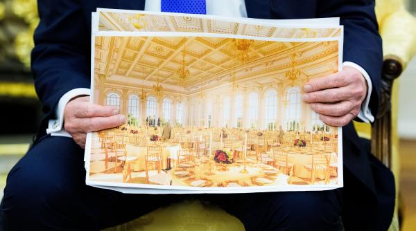 donald trump cauta marmura pentru noua sala de bal a casei albe cheltuielile vor fi acoperite din banii presedintelui