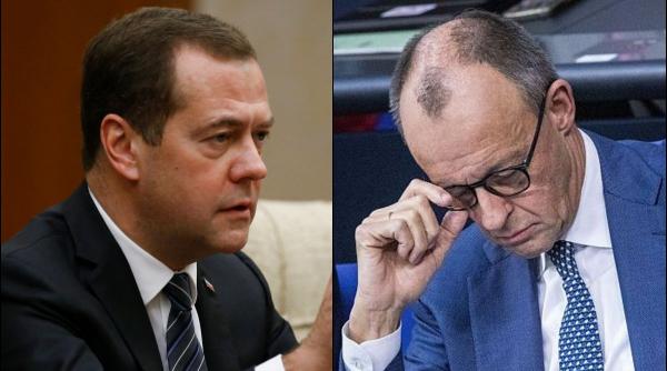 Medvedev se gândește la răpirea cancelarului german Merz. Spune că a fost inspirat de Trump, care a ordonat capturarea lui Maduro