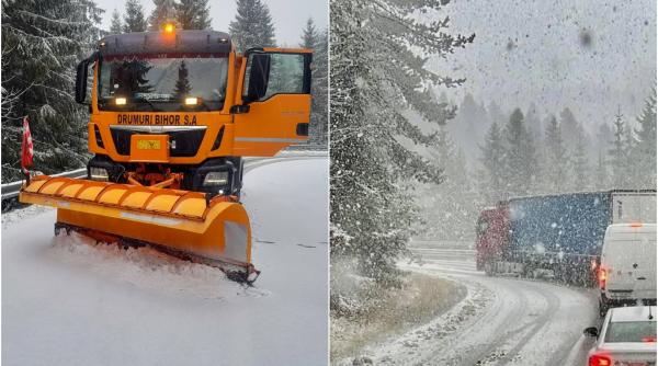 ninge abundent in 14 judete traficul e restrictionat pe dn 6 in judetul caras severin pe mai multe sosele din braila este polei