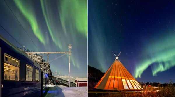 a fost lansat primul tren panoramic de noapte din lume din care vezi aurora boreala cum arata pe unde circula si cat costa biletul