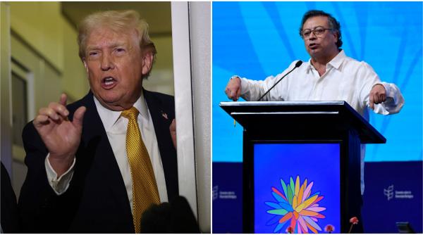 Președintele Columbiei, după ce Trump l-a numit „haiduc al traficului de droguri”: „Are un creier senil”