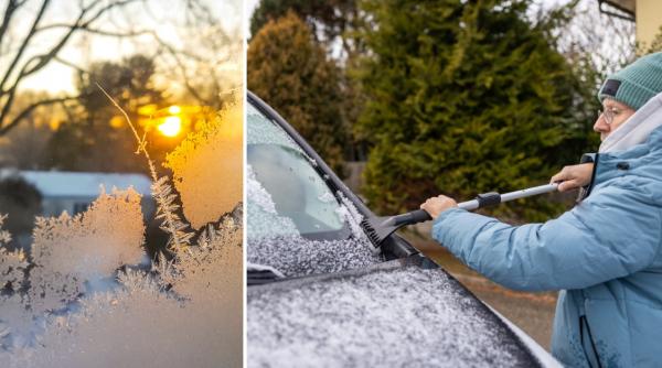 ANM a emis noi alerte meteo de ger, ninsori și vânt: Rafale de până la 85 km/h şi temperaturi de -18 grade Celsius. HĂRŢI 
