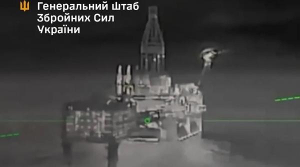 Armata ucraineană a atacat trei platforme de foraj din Marea Caspică, care aparţin companiei rusești Lukoil