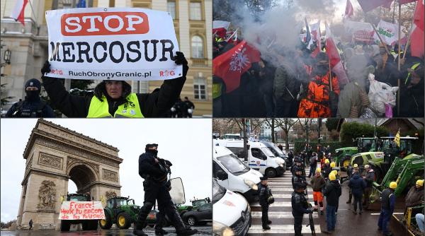 sefa comisiei europene a anuntat cand va fi semnat acordul cu mercosur care a provocat proteste pe tot continentul