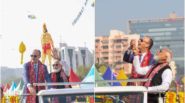 merz si modi au inaltat zmeie impreuna la un festival din ahmebadad premierul indian m am bucurat foarte mult