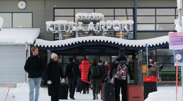 Mii de turiști au rămas blocați în Laponia, unde sunt aproape minus 40 de grade Celsius