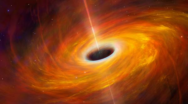 astronomii au descoperit un perturbator misterios cu masa de 1 milion de sori si o gaura neagra in centru e primul de acest tip