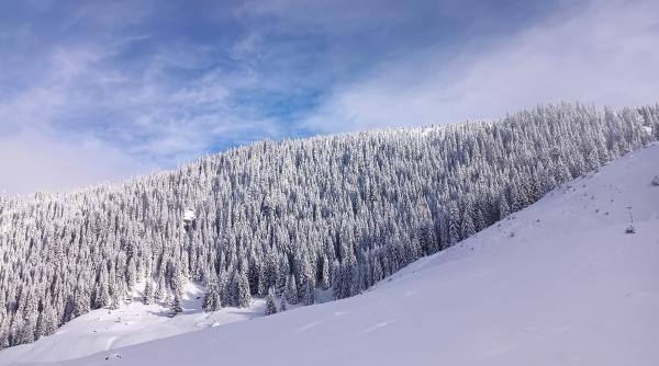 Zăpadă de doi metri în zona montană a judeţului Suceava. Salvamontiștii anunță care sunt traseele periculoase
