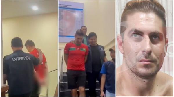 primele imagini cu momentul in care a fost capturat in bali asasinul lui adrian kreiner isi vopsise parul ca sa nu fie recunoscut