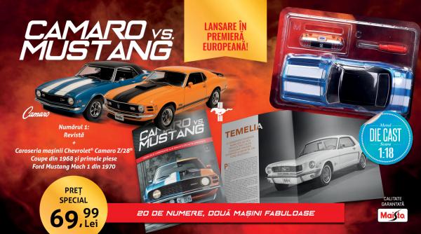Primul număr al colecției Camaro vs. Mustang, acum la chioșcuri