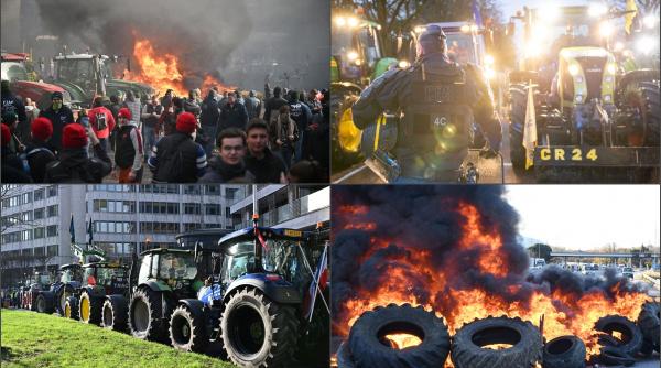 mii de agricultori din romania si din alte state europene fac marti un protest urias la strasbourg impotriva acordului cu mercosur