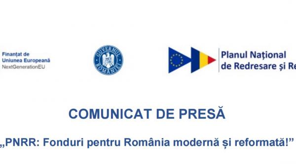 pnrr fonduri pentru romania moderna si reformata