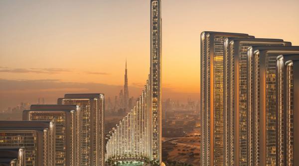 Primul „oraș Mercedes-Benz” din lume va fi construit în Dubai. Cum va arăta blocul zgârie-nori Vision Iconic înconjurat de 11 turnuri