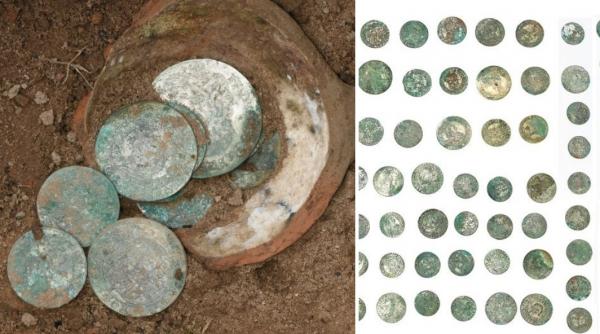 doi fermieri au descoperit un tezaur de argint din secolul 17 in timp ce isi lucrau pamantul in polonia