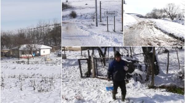 Satul din România unde mergi 5 kilometri pentru un pahar de apă. "E greu, n-avem magazine, apă aducem de la fântănă"