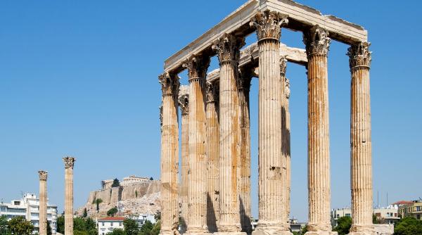Cercetătorii au descoperit structuri ascunse sub Templul lui Zeus din Atena
