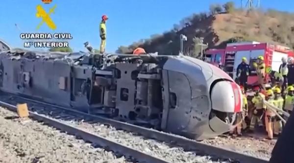 Mărturia românului rănit în accidentul feroviar din Spania. Sfatul primit de la bunicul lui, fost mecanic de tren, l-a salvat
