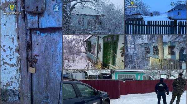 cum arata casele unde stau fictiv rusii ucrainenii si moldovenii care si au cumparat ilegal acte romanesti in ruine cu lacat pe usa