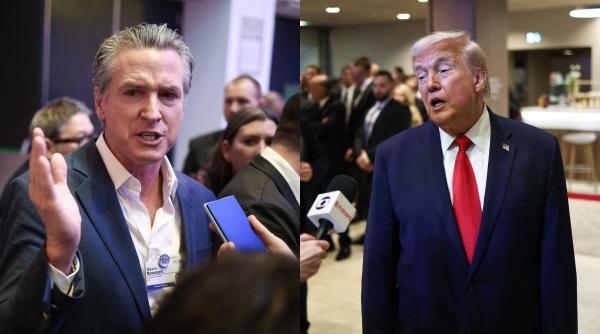 guvernatorul californiei gavin newsom il critica dur pe trump la davos a distrus 80 de ani de aliante e alerta rosie pentru sua