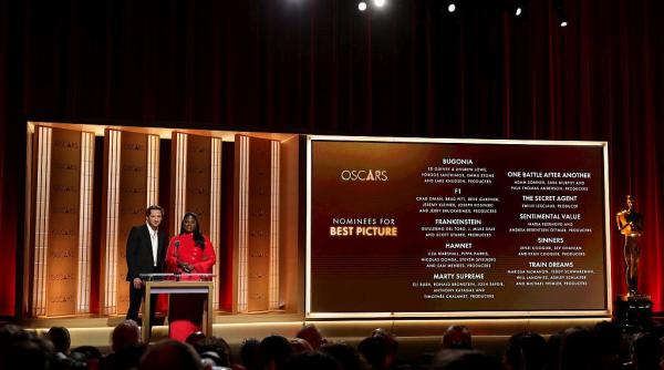 Lista completă a nominalizărilor la Oscar 2026. Sinners este marele favorit, fiind propus la 16 categorii