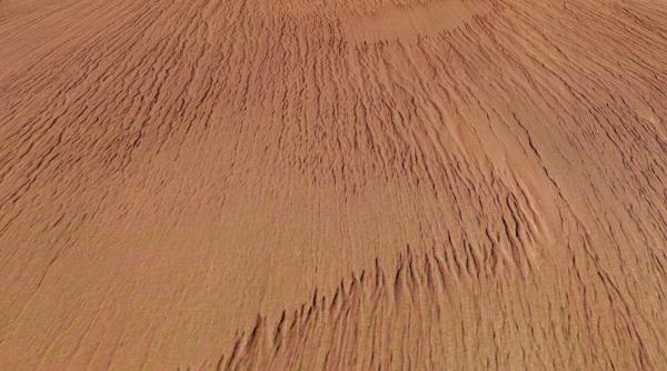 sonda mars express a agentiei spatiale europene a surprins forme ciudate in nisipul planetei rosii