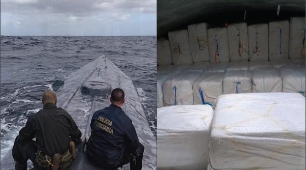 Cum arată un narco-submarin cu 9 tone de cocaină. A fost interceptat lângă Europa înainte de a se scufunda. Ce rol au avut americanii