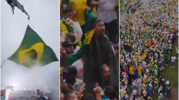 Momentul în care fanii lui Bolsonaro sunt loviți de fulger, la un miting: Aproape 100 de răniți, unii în stare gravă