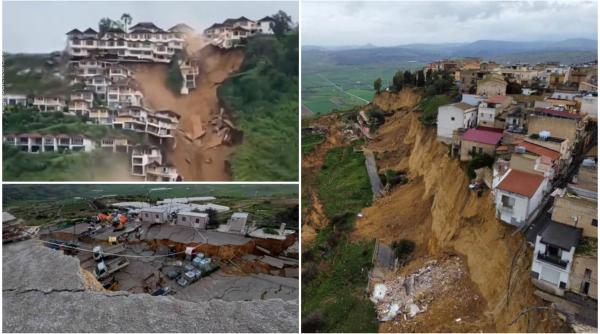 imagini dramatice din sicilia un oras se prabuseste mii de oameni au fost evacuati de urgenta sunt revolte in strada