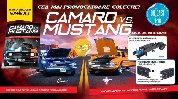 Camaro vs. Mustang – Numărul 2 continuă construcția unei rivalități auto legendare