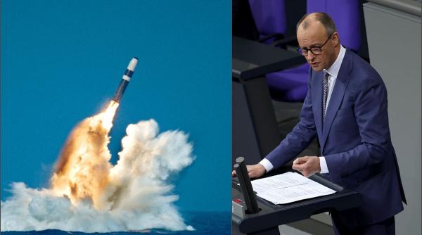 germania anunta negocieri pentru umbrela nucleara comuna a europei nu are voie sa detina arma atomica dar poate produce pentru altii