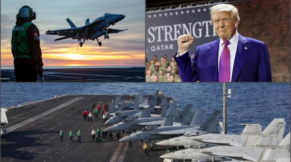 Ce forțe au desfășurat SUA lângă Iran, în așteptarea ordinului de atac al lui Trump. Avioane F-35 au aterizat la o bază din Europa