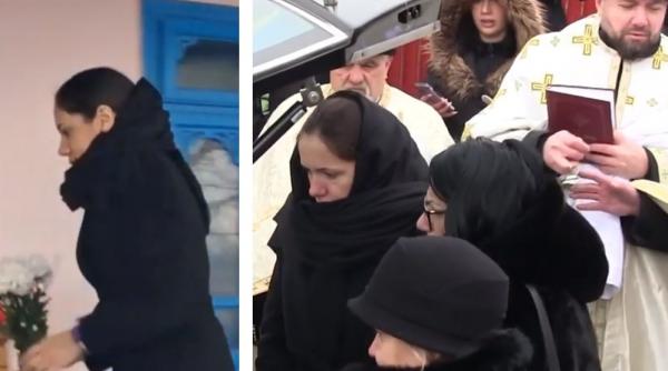 mirabela gradinaru a mers la inmormantarea bunicii sale fara nicusor dan