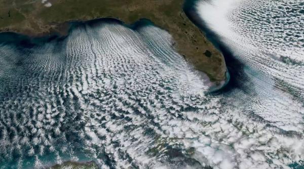 Ce s-a întâmplat deasupra Pământului după „explozia arctică”. Un satelit american a surprins totul. Cum arată „străzile de nori”