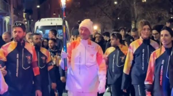 Cristi Chivu a purtat torţa olimpică pentru Jocurile Olimpice Milano-Cortina 2026: „O emoţie de nedescris”