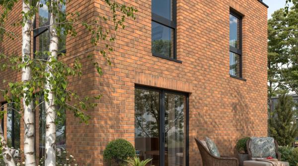 caramida aparenta ca element de branding rezidential