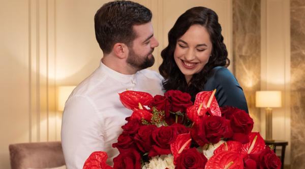 Cum aleg românii florile de Valentine’s Day, potrivit celei mai mari rețele de florării din România