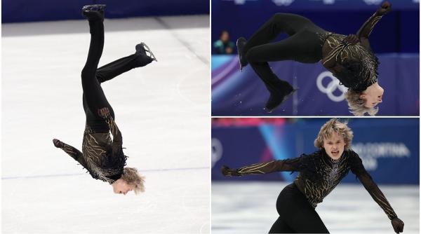 Senzație la JO 2026. Patinatorul american Ilia Malinin a executat un exercițiu interzis 50 de ani, pentru că este prea periculos
