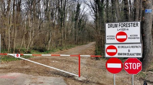 corpul de control trimis de ministerul mediului a finalizat verificarile privind drumul forestier din padurea baneasa